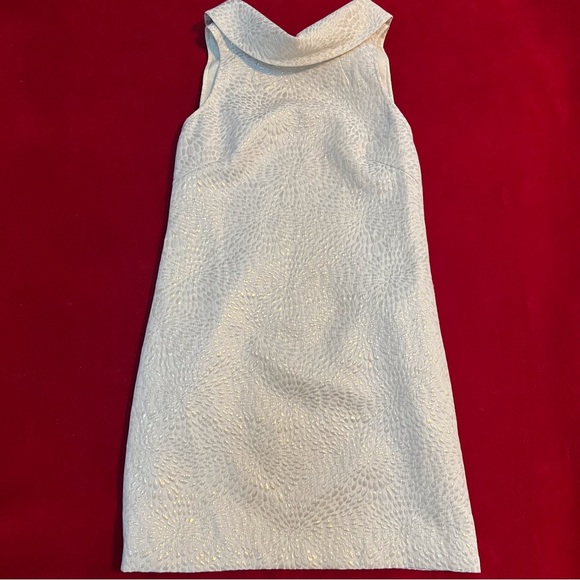 Michael Kors Dresses & Skirts - Michael Kors Sleeveless Cocktail Dress Size 6 Metallic Gold/Ivory Blend